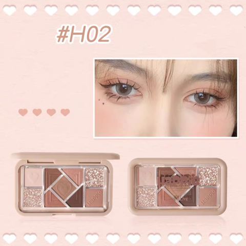 HOLD LIVE Bảng Phấn Mắt 9 ô Small Powder Frame Phấn Mắt Palette - #H03