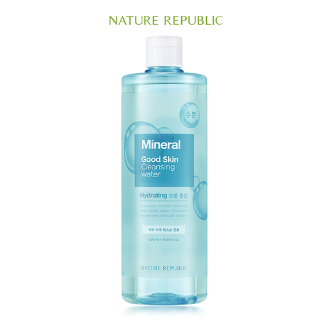 Nature Republic Nước Tẩy Trang Good Skin Mineral Ampoule Cleansing Water 500ml