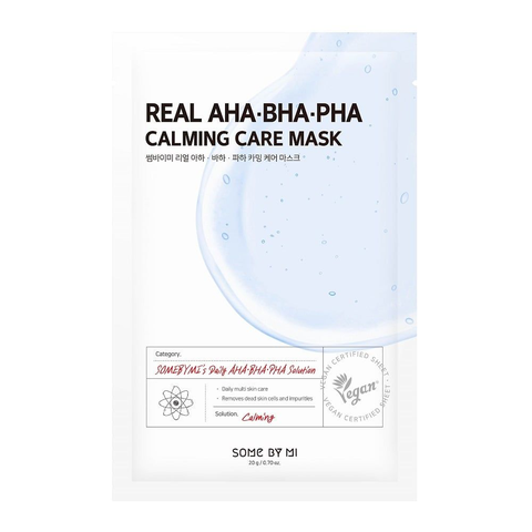 Some By Mi Mặt Nạ Giấy - Real AHA-BHA-PHA Calming Care Mask