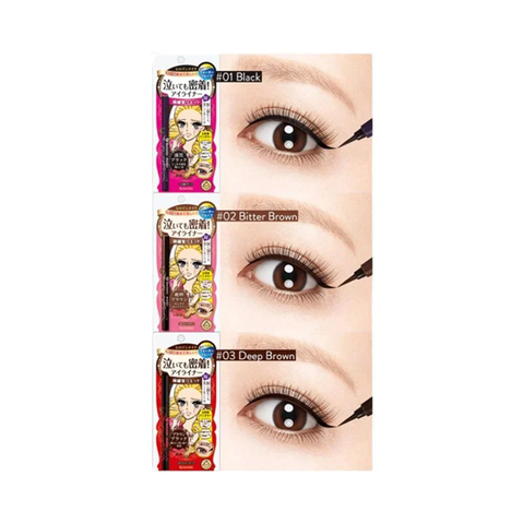 Kiss Me Heroine Smooth Liquid Eyeliner HOT - 03 - Deep Brown