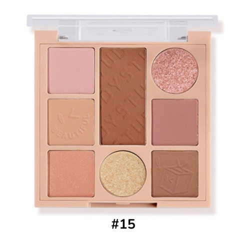 Color School Playing Magic Cube Eye Shadow Plate Bảng Phấn Mắt 8 Ô D/C