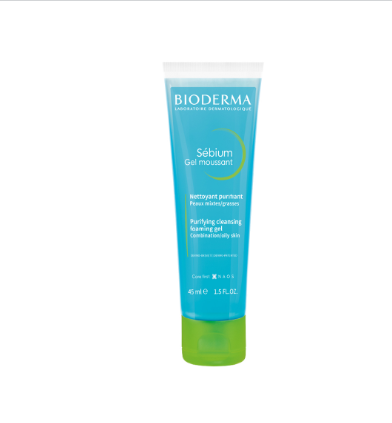 Bioderma Rửa Mặt Sebium Gel Moussant Mini 45ml