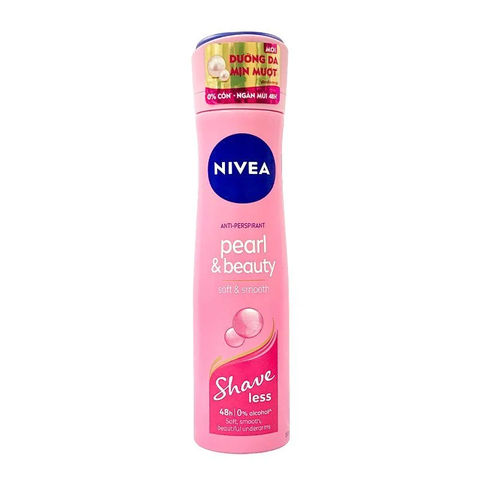 Nivea Xịt Khử Mùi Pearl & Beauty Soft Smooth Shaveless 150ml