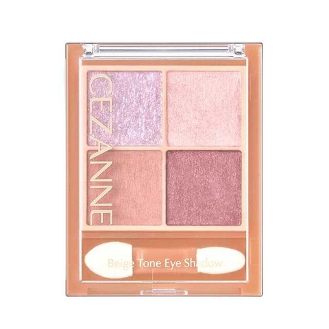 Cezanne Phấn mắt 4 màu  Bitter Tone Eye Shadow - 05 Lilac Beige