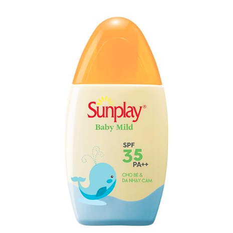 Sunplay Sữa Chống Nắng Cho Bé Và Da Nhạy Cảm 30g Baby Mild SPF35/PA++