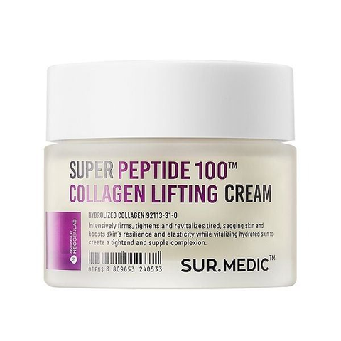 Sur.Medic+ Kem Dưỡng Super Peptide 100 Collagen Lifting Cream 50ml