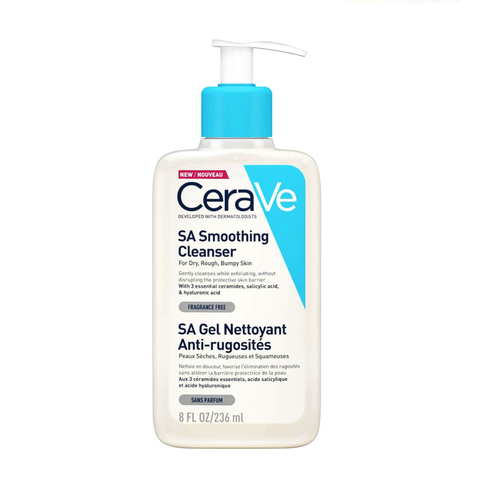 BMT 12/2026 - CeraVe Sữa Rửa Mặt Da Khô SA Smoothing Cleanser Cerave - 236ML