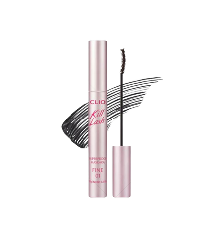 Clio Chuốt Mi Kill Lash Superproof Mascara Fine - 01 Vanilla Black
