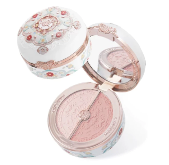Flower Knows Má Hồng Butterfly Cloud Collar Collection Rouge Box Duo Blush - 01 Rouge Snow