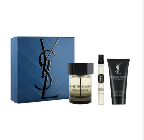 Yves Saint Laurent La Nuit de L'homme + 10ml + Shower Gel - Gift Set
