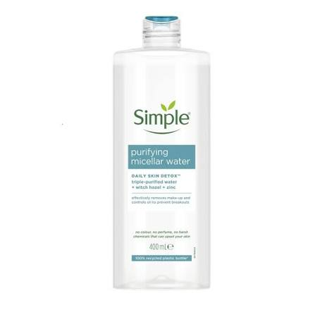 Simple Tẩy Trang Purifying Micellar Water 400ml