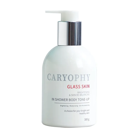 Caryophy Kem Dưỡng Glass Skin Brightening & Skin Re-Balancing In Shower Body Tone-Up Trắng Da, Nâng Tone