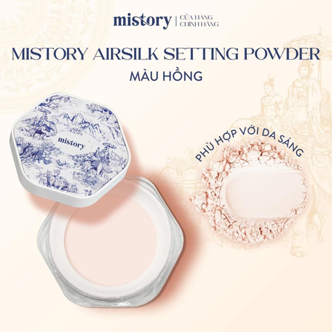 Mistory Phấn Phủ Bột Mỏng Mịn 8H Mistory