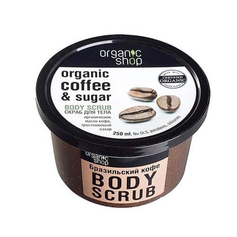 Organic Shop Tẩy Da Chết Body Coffee Sugar Body Scrub – 250ml
