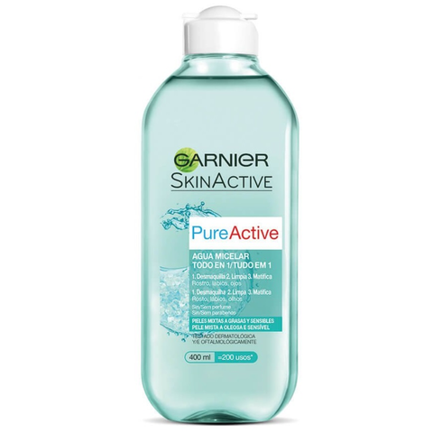 Garnier Tẩy Trang Pure Active (Xanh Ngọc)