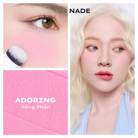 Lemonade Má Kem Mịn Lì 2 đầu Perfect Couple Blush - Love Edition 3  - Playful