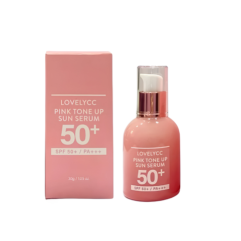 Lovelycc Chống Nắng Pink Tone Up Sun Serum 30g