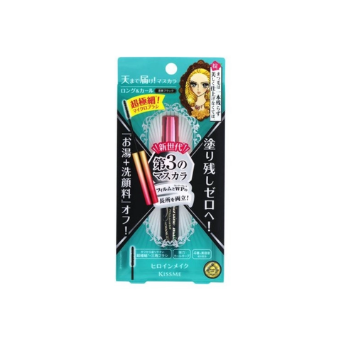 Mascara Kissme Làm Dài Và Cong Mi Mỏng Màu Đen Tuyền 4.5g D/C
