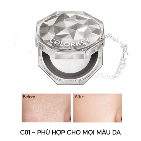 Phấn Phủ Dạng Bột Colorkey Lasting Naturally Occurring Loose Powder - C02