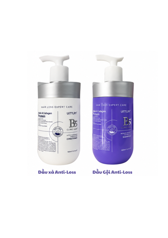 Uittlry Cặp Gội Xả B5 Clinic Hair 500ml