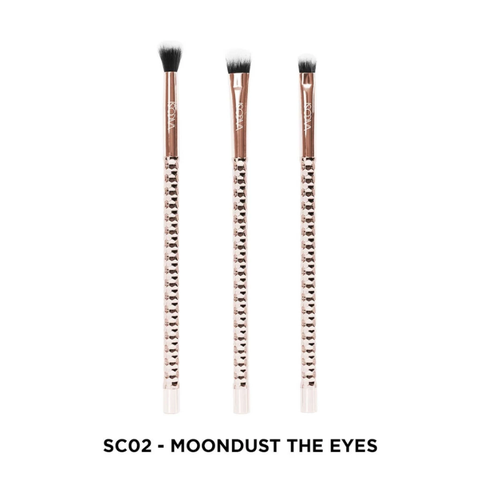 SC02 - Vacosi Bộ Kit 3 Cọ Chân Mày - MoonDust
