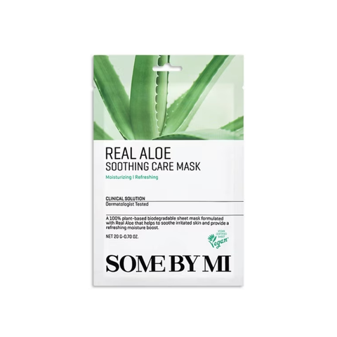 Some By Mi Mặt Nạ Giấy - Real Aloe Soothing Care Mask