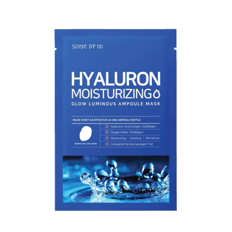 Some By Mi Mặt Nạ Giấy Hyaluron Moisturizing Glow Luminous Ampoule Mask 25g
