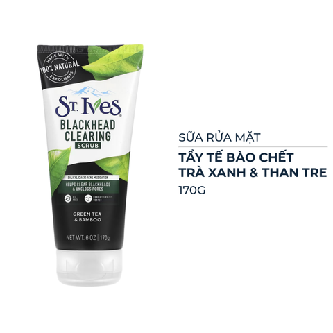 BMT 11/2026 - St.Ives Sữa Rửa Mặt 170g - Trà Xanh