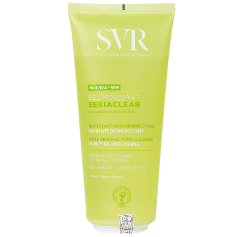 SVR Gel Rửa Mặt Sebiaclear Creme Lavante - 200ML