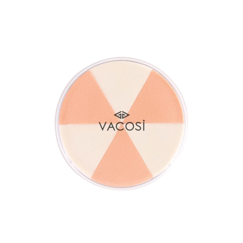 Vacosi Bông Phấn Uớt Tam Giác (Bịch 4 miếng) - BP27