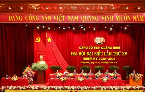 Đại hội đại biểu lần thứ XV Đảng bộ tỉnh Quảng Ninh, nhiệm kỳ 2020-2025