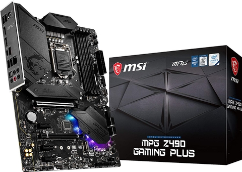 Mainboard MSI MPG Z490 GAMING PLUS (Intel Z490, Socket 1200, ATX, 4 khe RAM DDR4)