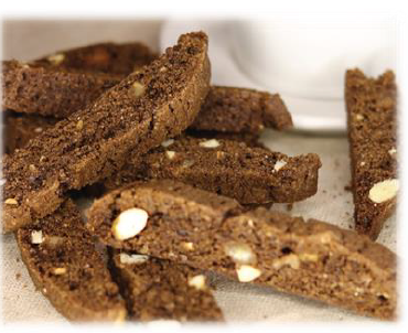 Dark Rye Biscotti