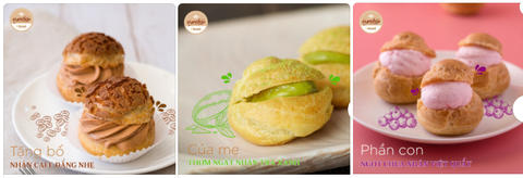 Rực Rỡ Sắc Hè Cùng Su Kem Đủ Vị