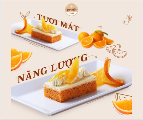 Làm Dịu Tinh Thần Trước  Sóng Lớn Bằng Bánh Cuộn Cam Hạt Chia