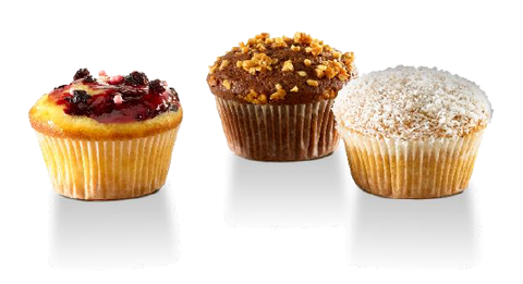 Bánh Cupcake Cam & Hạt Chia