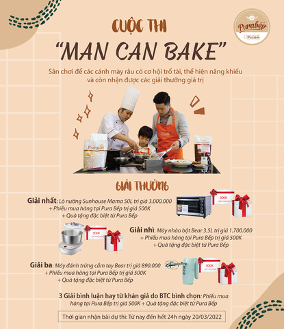“MAN CAN BAKE” - ONLINE CONTEST 