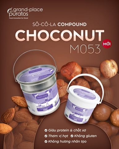 Sô-cô-la compound ChocoNut M053 12x1 KG - 4029153