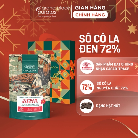 Hộp Quà Tặng Sô Cô La Đen 72%_1kg-4009127