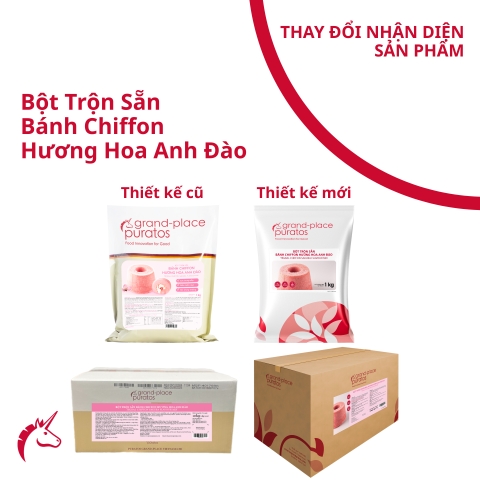 Bột Trộn Bánh Chiffon Hương Hoa Anh Đào (Sakura) 1kg - 4026208