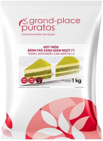 Bột Trộn Bánh Moist Matcha Giảm Ngọt _1kg-4029363