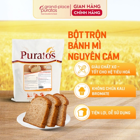 Bột Trộn Bánh Mì Nguyên Cám_5 kg-4116073