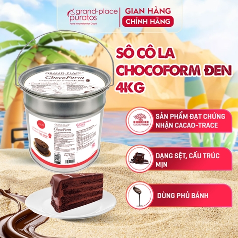 Sô cô la ChocoForm Đen - GPD-080.4kg