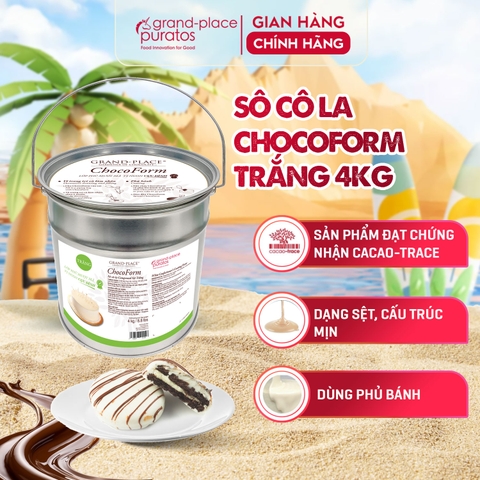 Sô cô la ChocoForm Trắng - GPW-082.4kg