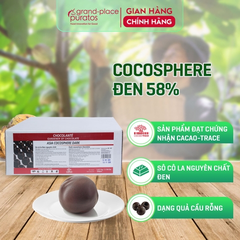 Sô Cô La Trái Banh Đen 58%- Cocosphere Đen 58%_1.411kg-4116236