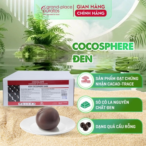 Sô Cô La Trái Banh Đen - Cocosphere Đen _1.411kg-4116236