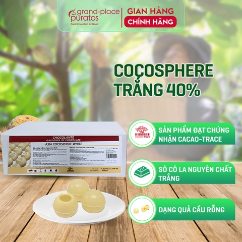 Sô Cô La Trái Banh Trắng 40% - Cocosphere Trắng 40%_1.411kg-4116237