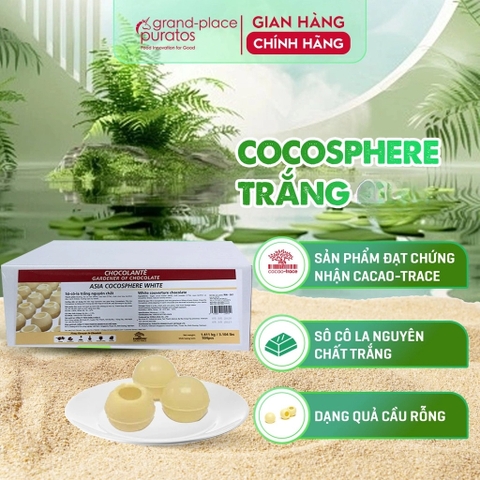 Sô Cô La Trái Banh Trắng  - Cocosphere Trắng _1.411kg-4116237