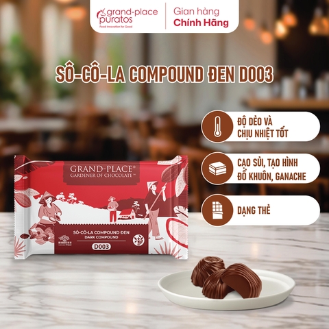 Sô-cô-la Compound Đen D003-1kg-4116125