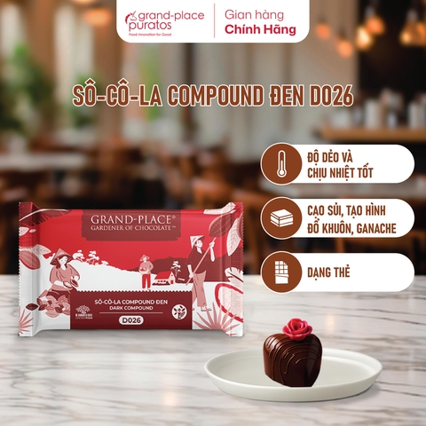 Sô-cô-la Compound Đen D026-1kg-4116142